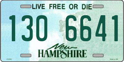 NH license plate 1306641