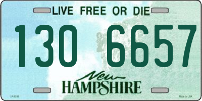 NH license plate 1306657
