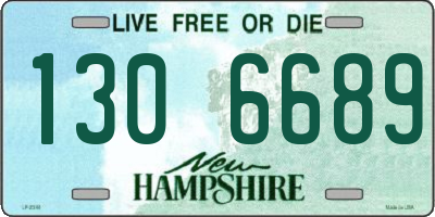 NH license plate 1306689