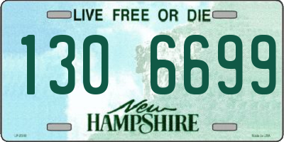NH license plate 1306699