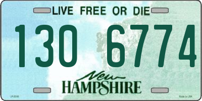 NH license plate 1306774