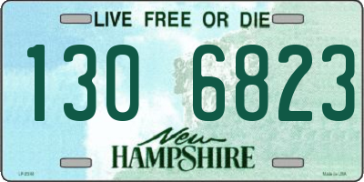 NH license plate 1306823