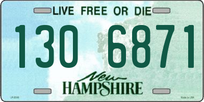 NH license plate 1306871