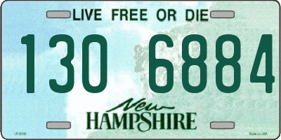 NH license plate 1306884