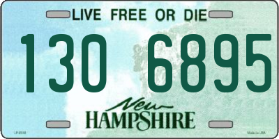 NH license plate 1306895