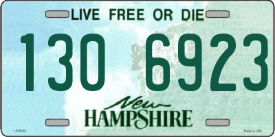 NH license plate 1306923