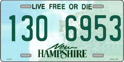 NH license plate 1306953