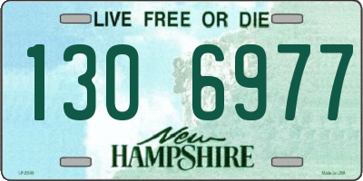 NH license plate 1306977