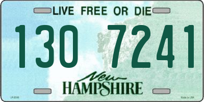 NH license plate 1307241