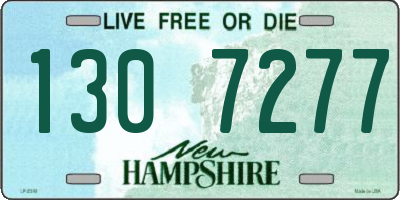 NH license plate 1307277