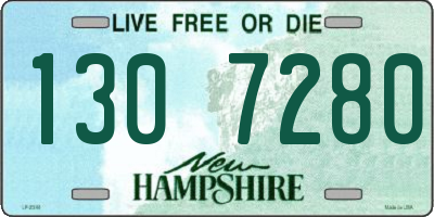 NH license plate 1307280