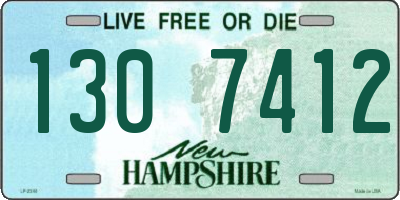 NH license plate 1307412