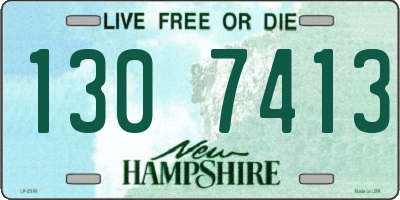 NH license plate 1307413