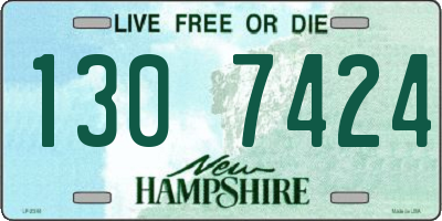 NH license plate 1307424