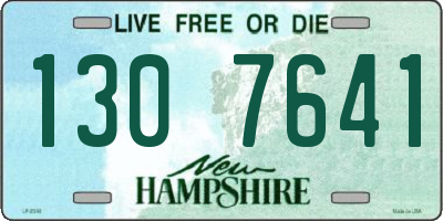 NH license plate 1307641