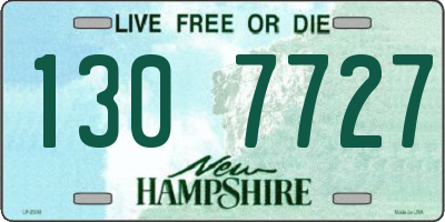 NH license plate 1307727