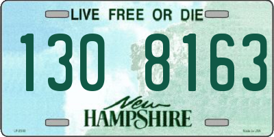 NH license plate 1308163
