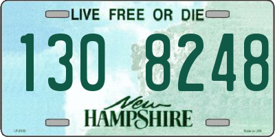 NH license plate 1308248