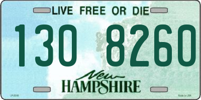NH license plate 1308260