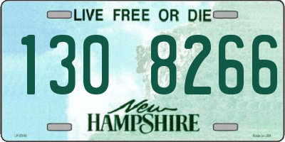 NH license plate 1308266