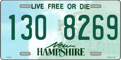 NH license plate 1308269
