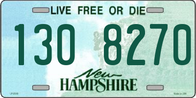 NH license plate 1308270