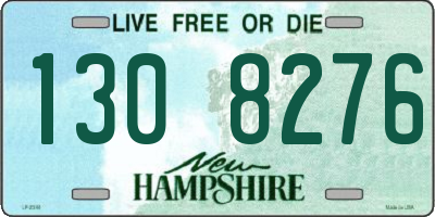 NH license plate 1308276