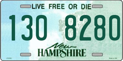NH license plate 1308280
