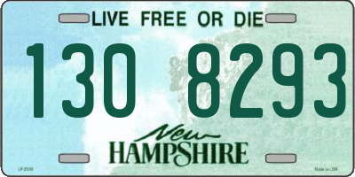 NH license plate 1308293