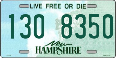 NH license plate 1308350