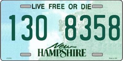 NH license plate 1308358