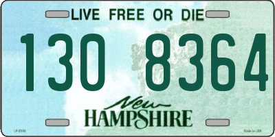 NH license plate 1308364