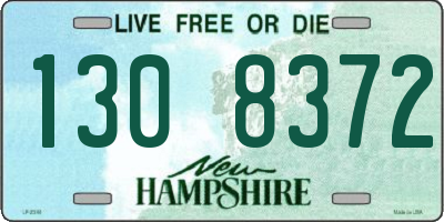 NH license plate 1308372