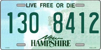 NH license plate 1308412
