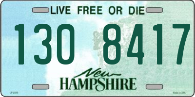 NH license plate 1308417