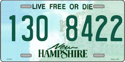 NH license plate 1308422