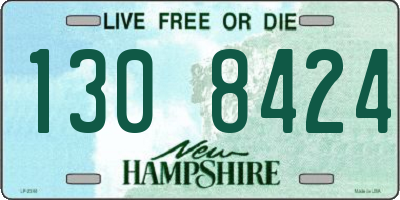 NH license plate 1308424