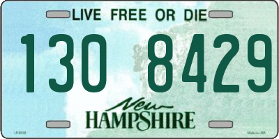 NH license plate 1308429
