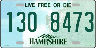 NH license plate 1308473
