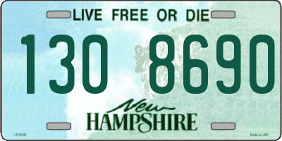 NH license plate 1308690