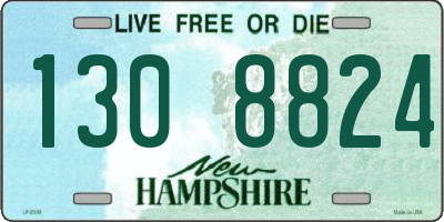NH license plate 1308824
