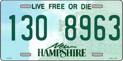 NH license plate 1308963