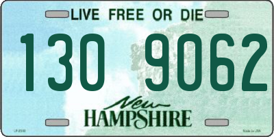 NH license plate 1309062