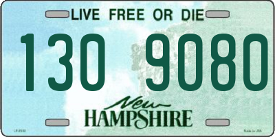 NH license plate 1309080