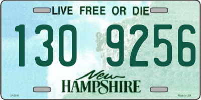 NH license plate 1309256