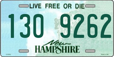 NH license plate 1309262