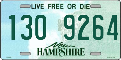 NH license plate 1309264