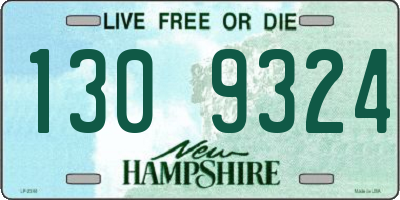 NH license plate 1309324