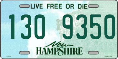 NH license plate 1309350