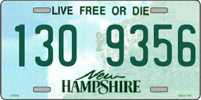 NH license plate 1309356